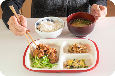 食の楽しみも大切に